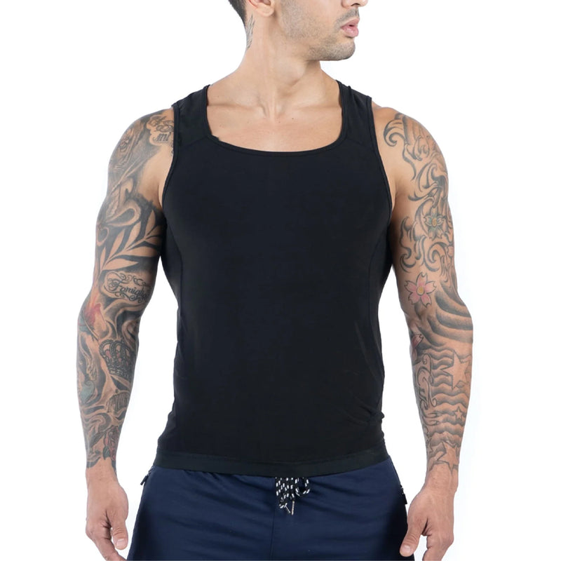 Camiseta Regata de Efeito Sauna Fitness - Masculina + Ebook Receitas