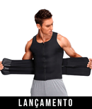 Colete efeito sauna modelador, compressor e emagrecedor e alinhador de postura 2 em 1 - ProShaper