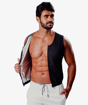 Colete Ziper Efeito Sauna Original Proshaper