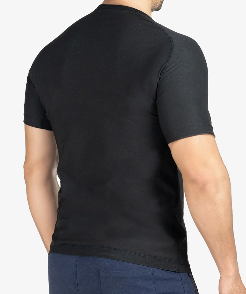 Camiseta Efeito Sauna Manga Curta Fitness e Sport - Masculina + Ebook Receitas