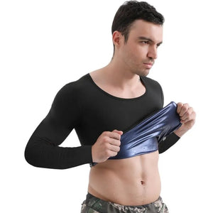 Camisa Efeito Sauna Manga Longa Fitness e Sport - Masculina