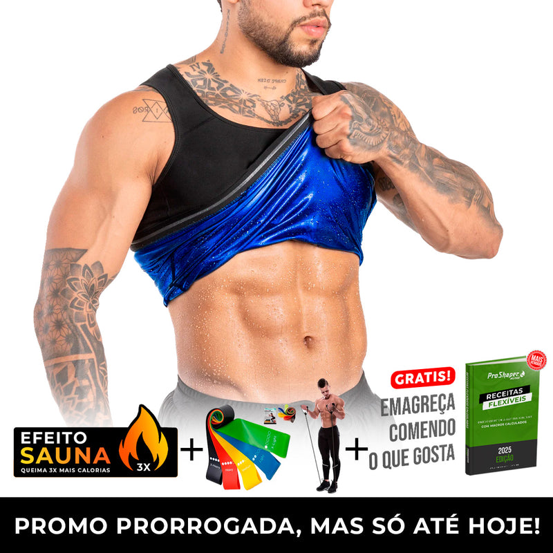 Camiseta de tirantes fitness efecto sauna 2025 - Hombre
