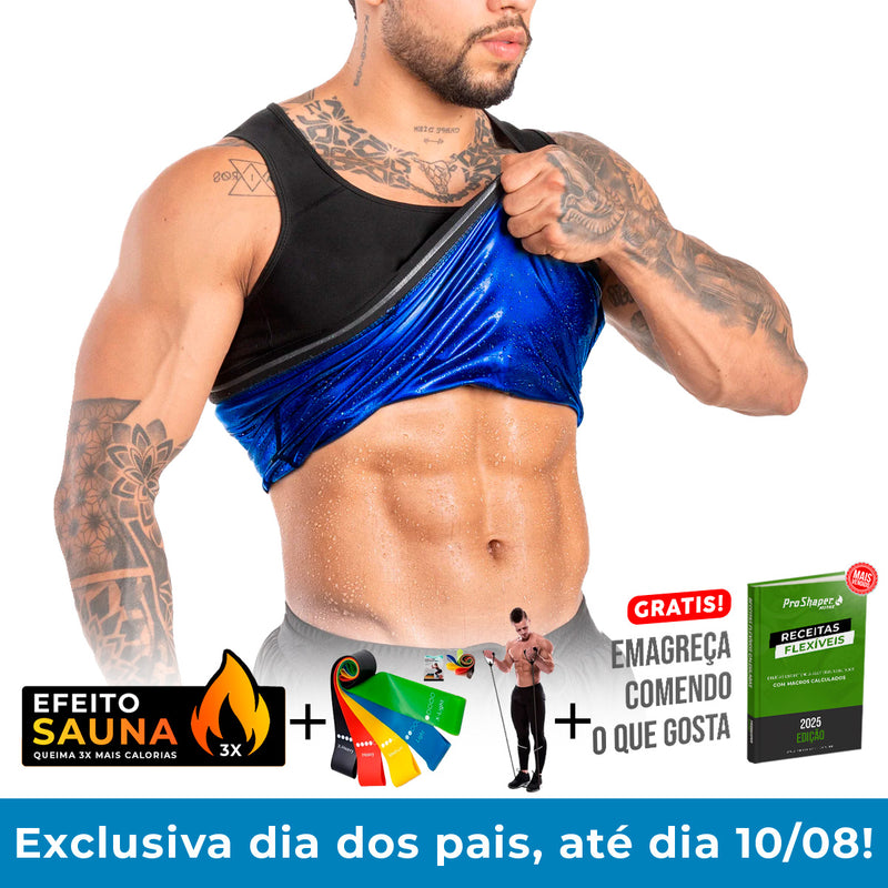 Camiseta de tirantes fitness efecto sauna 2025 - Hombre