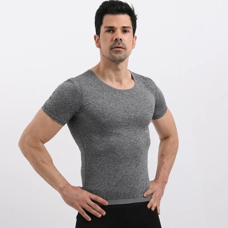 Camiseta Efeito Sauna Manga Curta Fitness e Sport - Masculina + Ebook Receitas