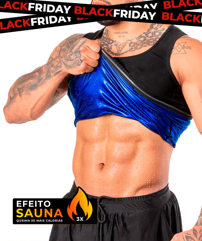 Camiseta Regata com Tecnologia Efeito Sauna Fitness