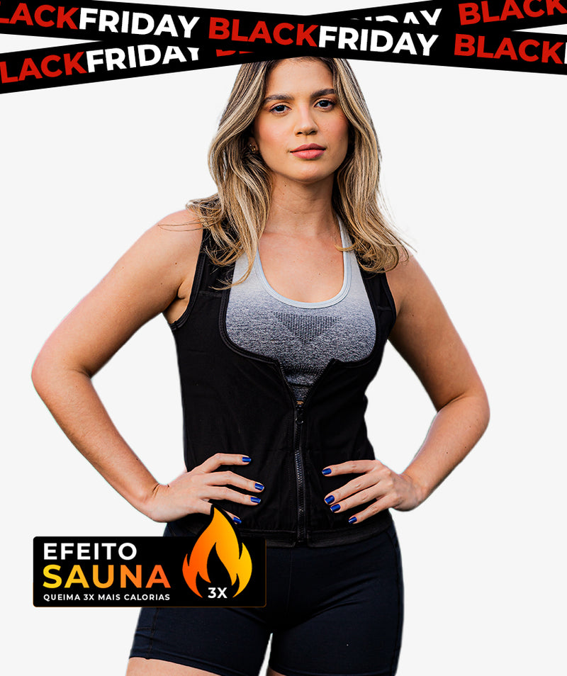 Colete ziper Efeito Sauna original Proshaper - Feminino